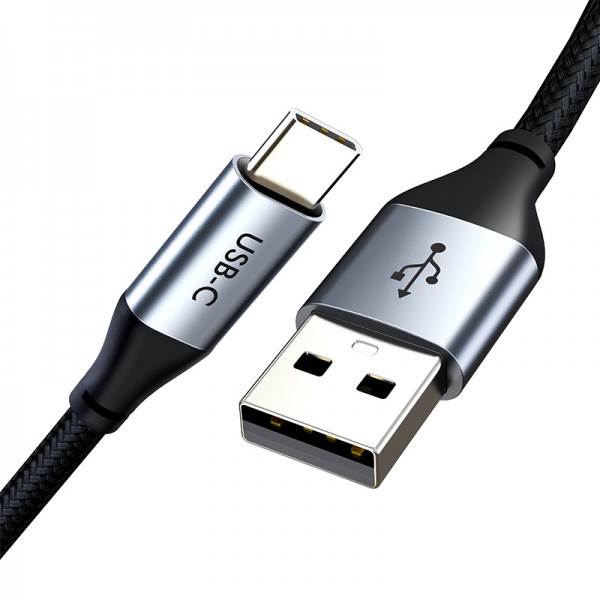 CABLETIME καλώδιο USB-C σε USB CMAM5A, 5A, 480Mbps, 0.25m, μαύρο