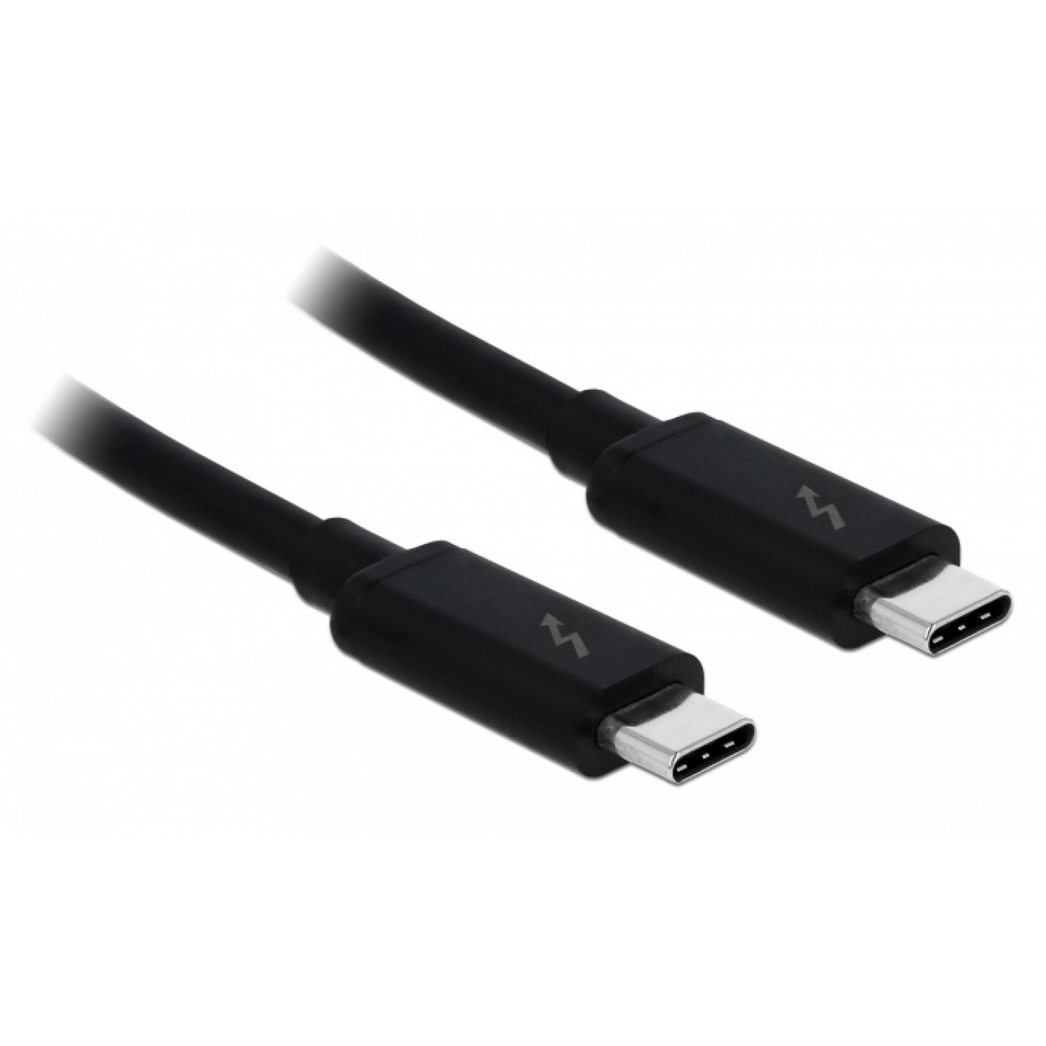 DELOCK καλώδιο USB Type-C 84846, Thunderbolt3, 100W, 20Gbps, 1.5m, μαύρο