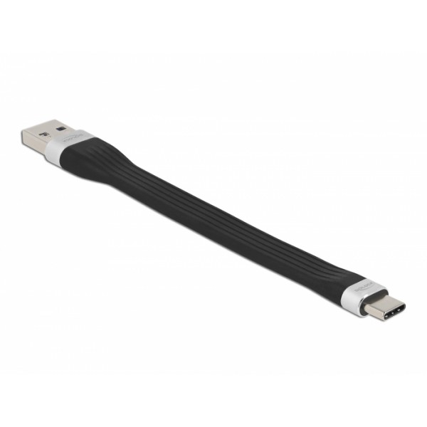 DELOCK καλώδιο USB 3.2 Gen 1 σε USB-C 85771, 5Gbps, 3Α, FPC, 13.5cm