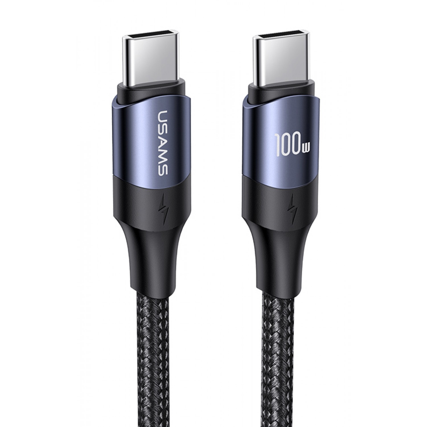 USAMS καλώδιο USB-C US-SJ526, 100W/5A, PD, 3m, μαύρο