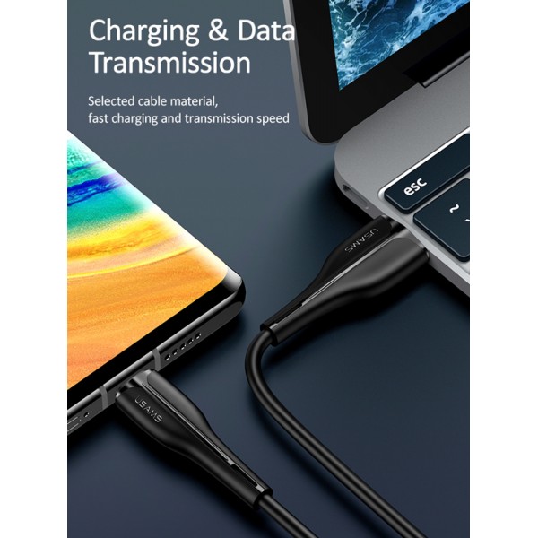 USAMS καλώδιο USB-C σε USB US-SJ372, 2A, 1m, κόκκινο