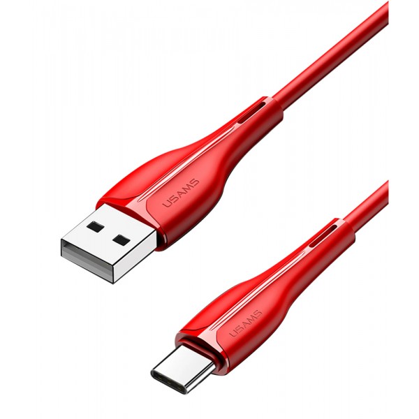 USAMS καλώδιο USB-C σε USB US-SJ372, 2A, 1m, κόκκινο